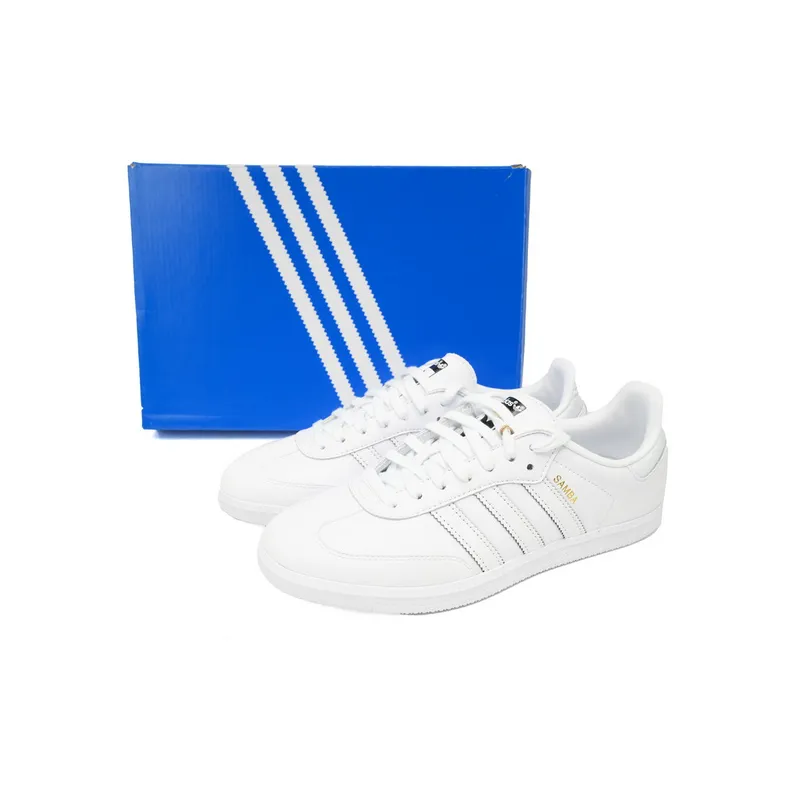 Adidas Originals Samba Vegan OG White and Black Stripes