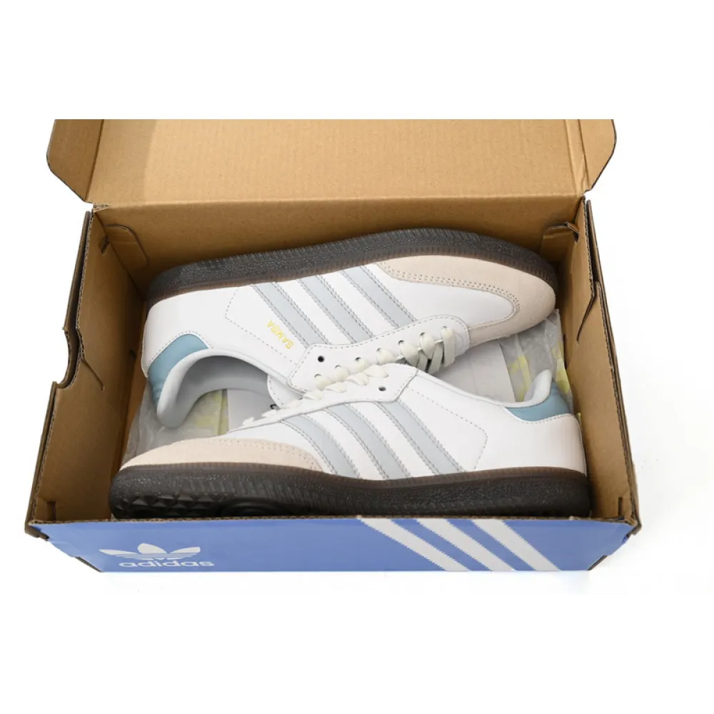 Adidas Originals Samba Vegan OG White Light Blue