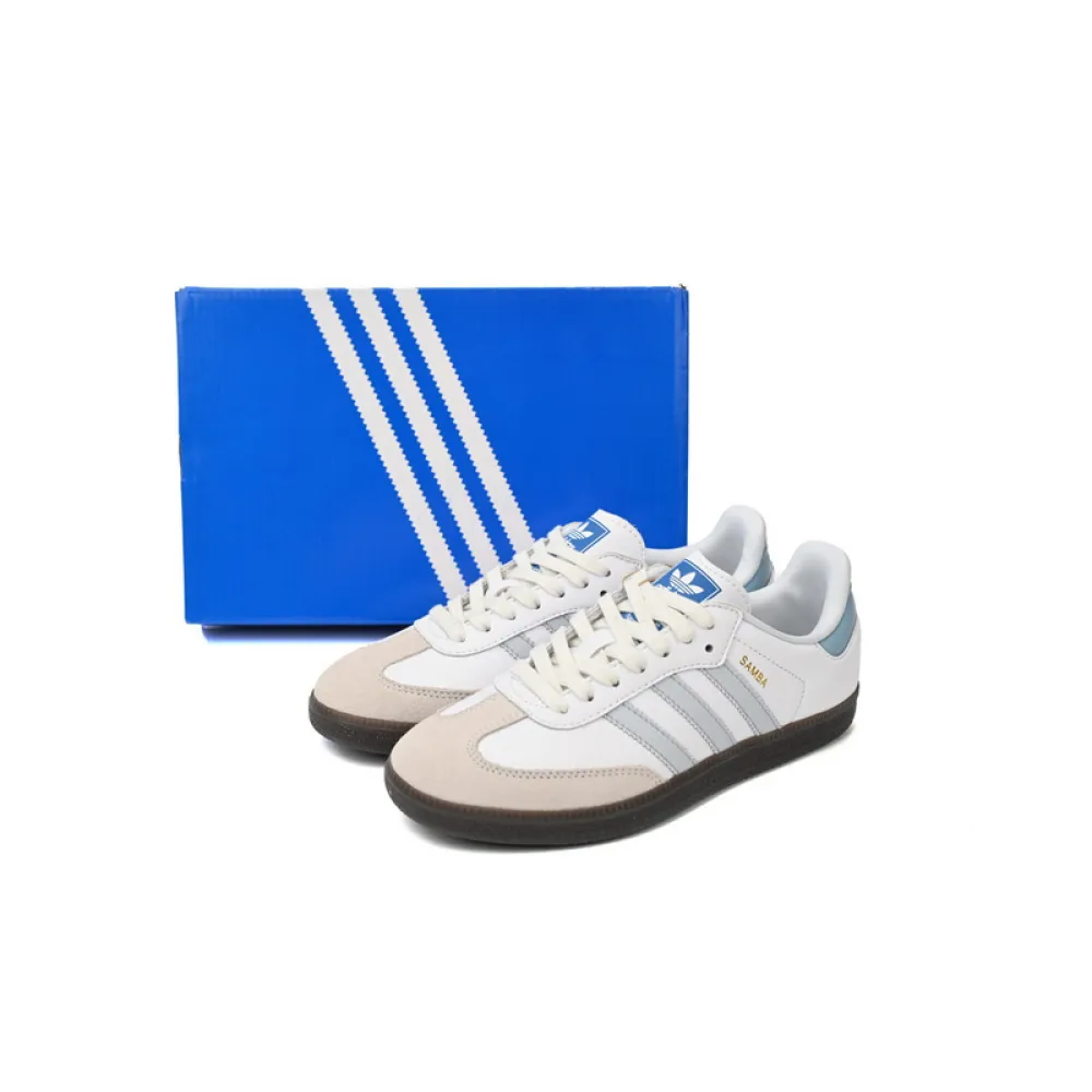 Adidas Originals Samba Vegan OG White Light Blue