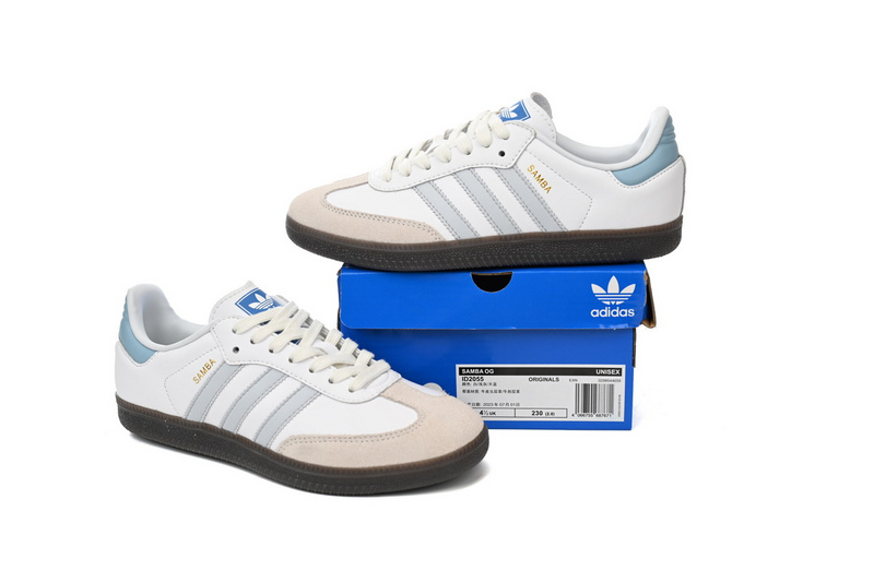 Adidas Originals Samba Vegan OG White Light Blue