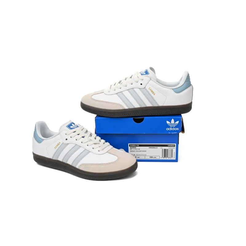 Adidas Originals Samba Vegan OG White Light Blue