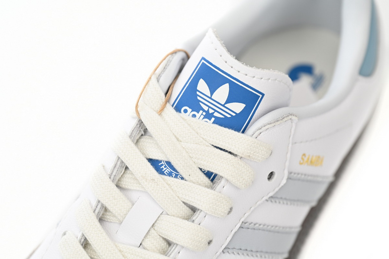 Adidas Originals Samba Vegan OG White Light Blue