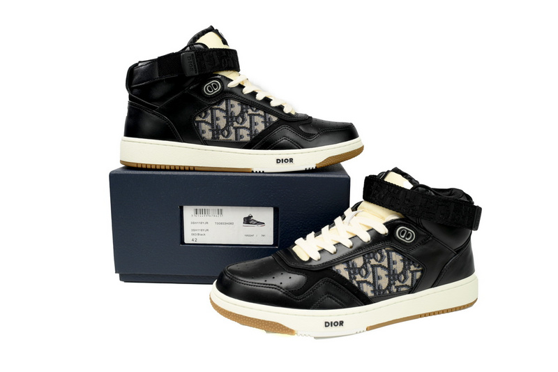 Dior B27 High Black Velcro