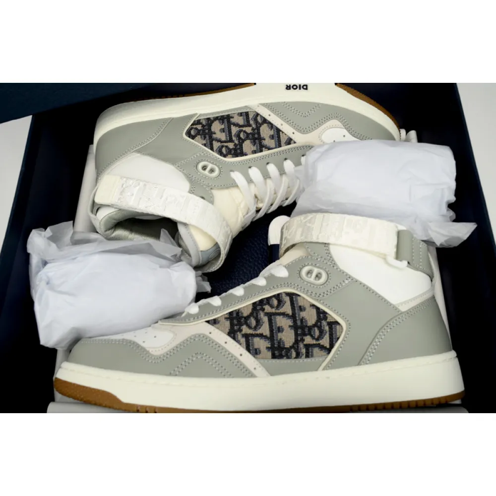 Dior B27 High White Grey