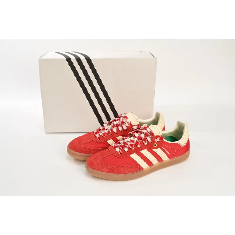 Wales Bonner x Adidas Originals Samba Vegan White Red