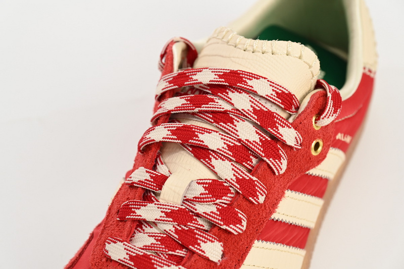 Wales Bonner x Adidas Originals Samba Vegan White Red