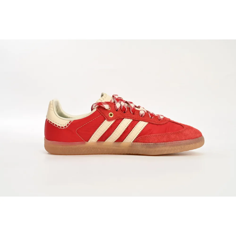 Wales Bonner x Adidas Originals Samba Vegan White Red