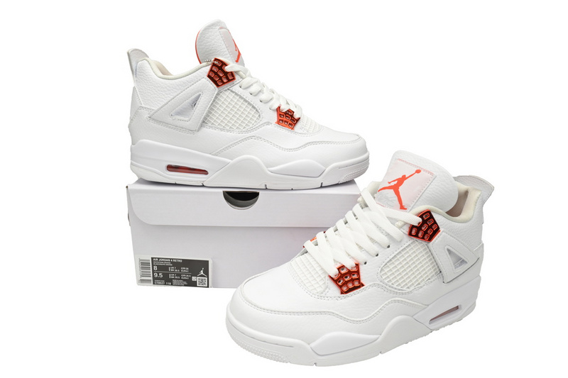 PB Air Jordan 4 Retro "Metallic Orange"