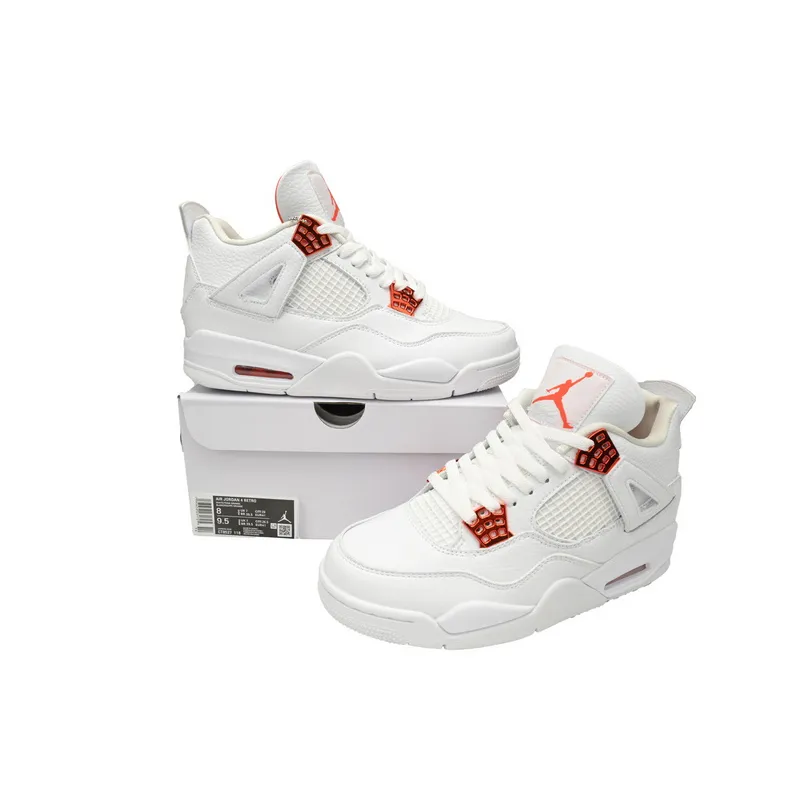PB Air Jordan 4 Retro "Metallic Orange"