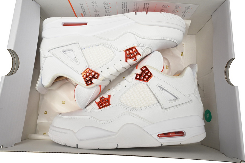 PB Air Jordan 4 Retro "Metallic Orange"