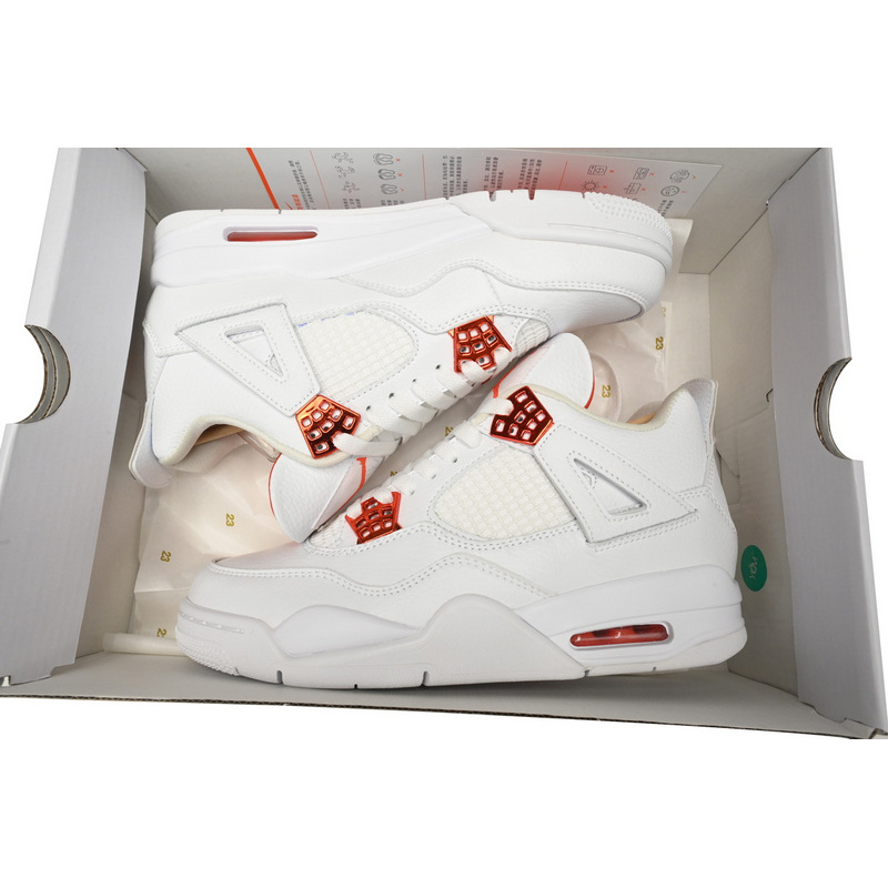 PB Air Jordan 4 Retro "Metallic Orange"