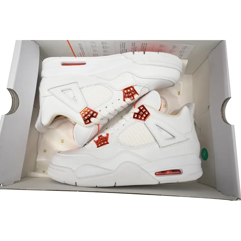 PB Air Jordan 4 Retro "Metallic Orange"