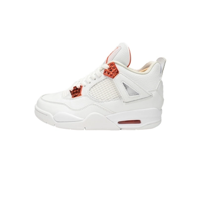 PB Air Jordan 4 Retro "Metallic Orange" 01
