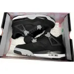PB Batch  Air Jordan 4 Retro Black Canvas