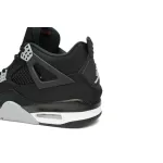PB Batch  Air Jordan 4 Retro Black Canvas