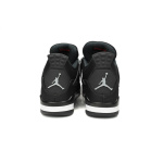PB Batch  Air Jordan 4 Retro Black Canvas