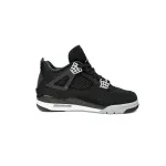 PB Batch  Air Jordan 4 Retro Black Canvas