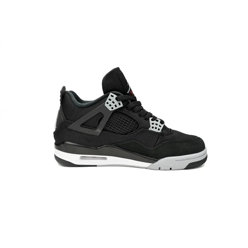 PB Batch  Air Jordan 4 Retro Black Canvas