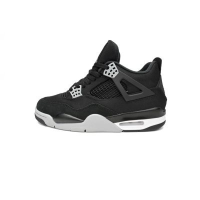 PB Batch  Air Jordan 4 Retro Black Canvas 01