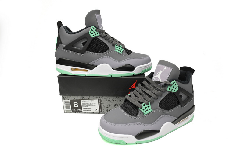 PB Bacth Air Jordan 4 Retro Green Glow