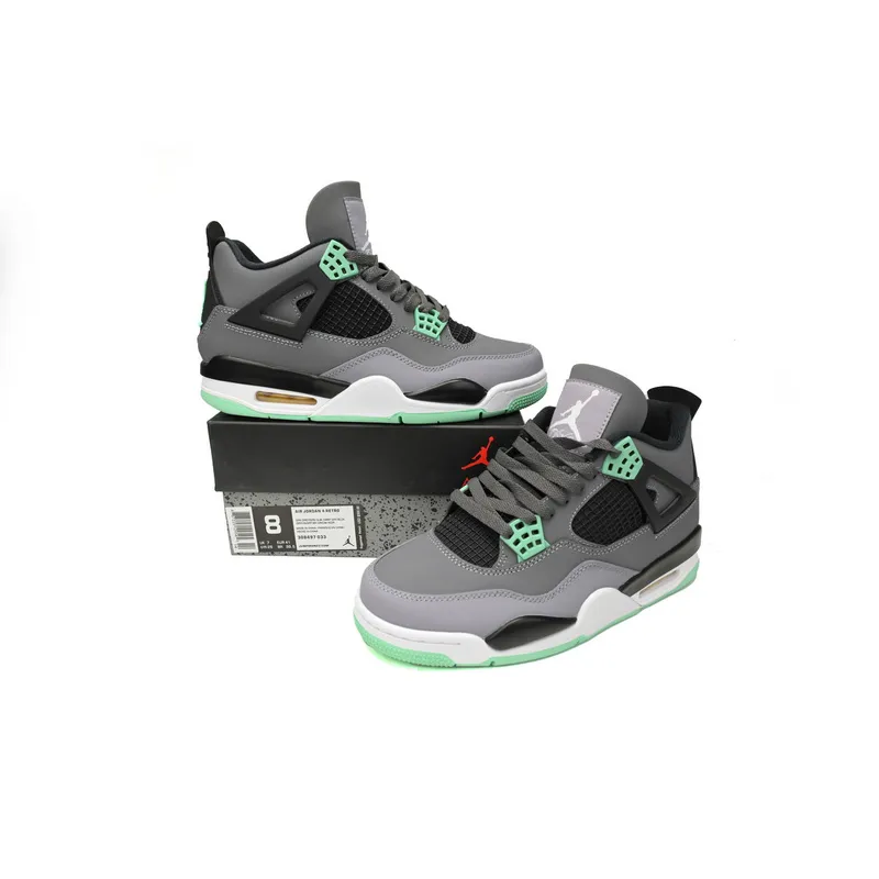 PB Bacth Air Jordan 4 Retro Green Glow