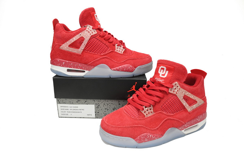 PB Bacth Air Jordan 4 Retro University Red Limited