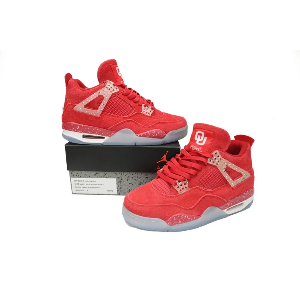 PB Bacth Air Jordan 4 Retro University Red Limited