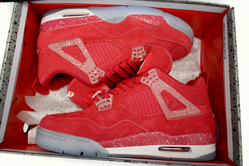 PB Bacth Air Jordan 4 Retro University Red Limited