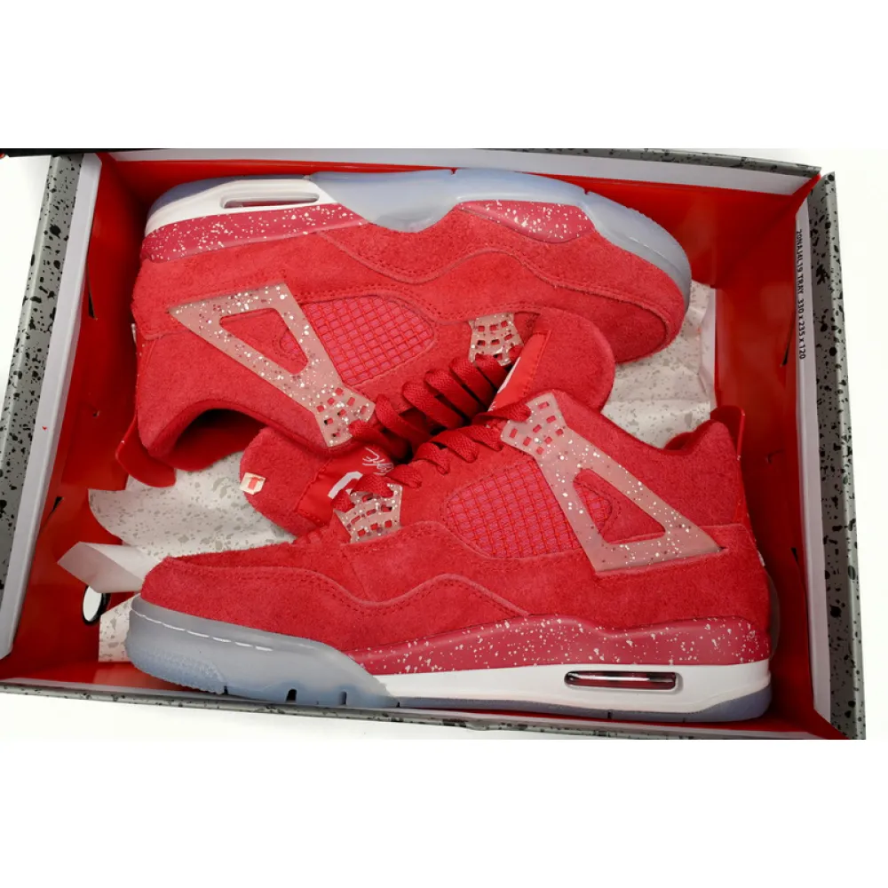 PB Bacth Air Jordan 4 Retro University Red Limited