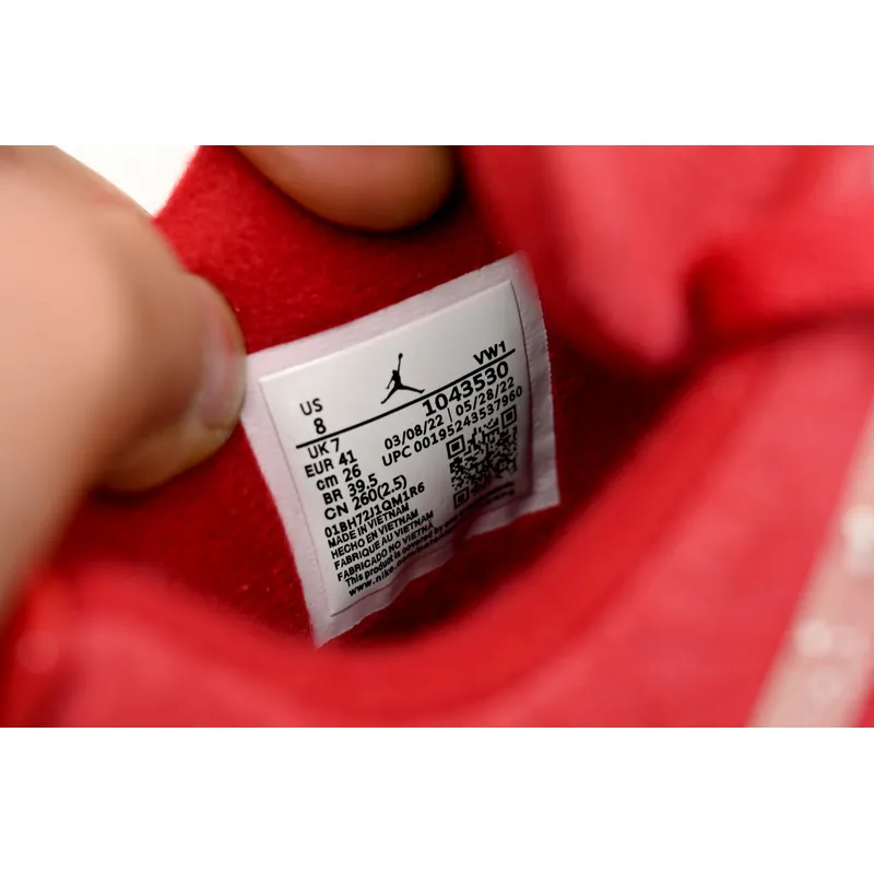 PB Bacth Air Jordan 4 Retro University Red Limited