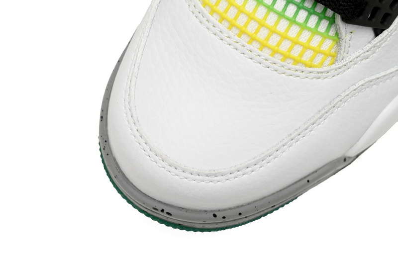 PB Bacth Air Jordan WMNS 4 Retro Jamaica White Green