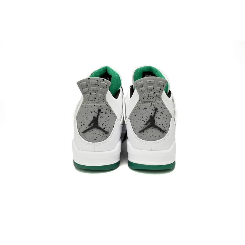 PB Bacth Air Jordan WMNS 4 Retro Jamaica White Green