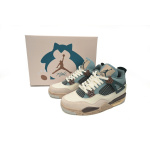 PB Bacth KNCW KNCW x Air Jordan 4 Retro Blue Grey Brown