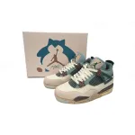 PB Bacth KNCW KNCW x Air Jordan 4 Retro Blue Grey Brown