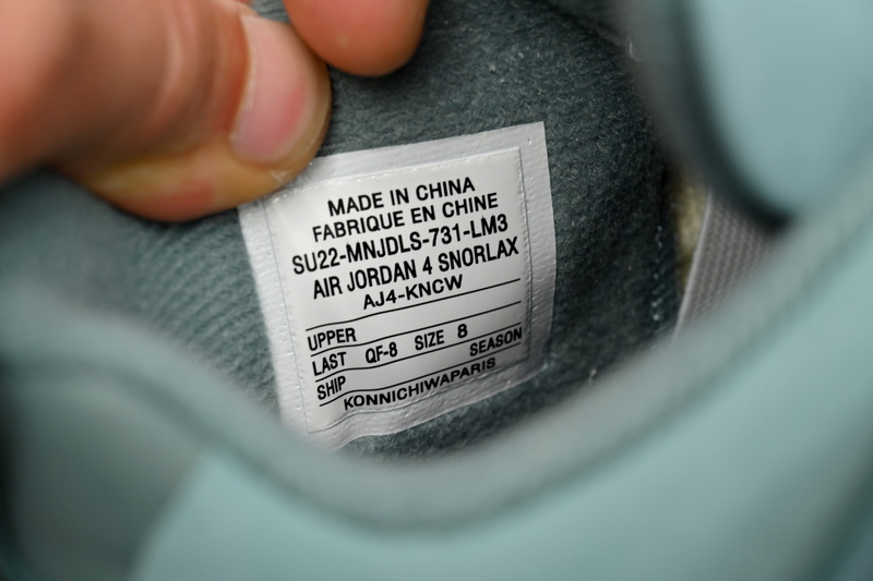 PB Bacth KNCW KNCW x Air Jordan 4 Retro Blue Grey Brown