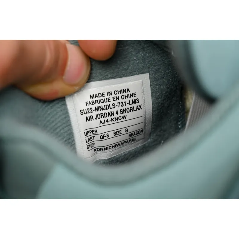 PB Bacth KNCW KNCW x Air Jordan 4 Retro Blue Grey Brown