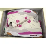 PB Bacth Nike SB x Air Jordan 4 White Purple Grey