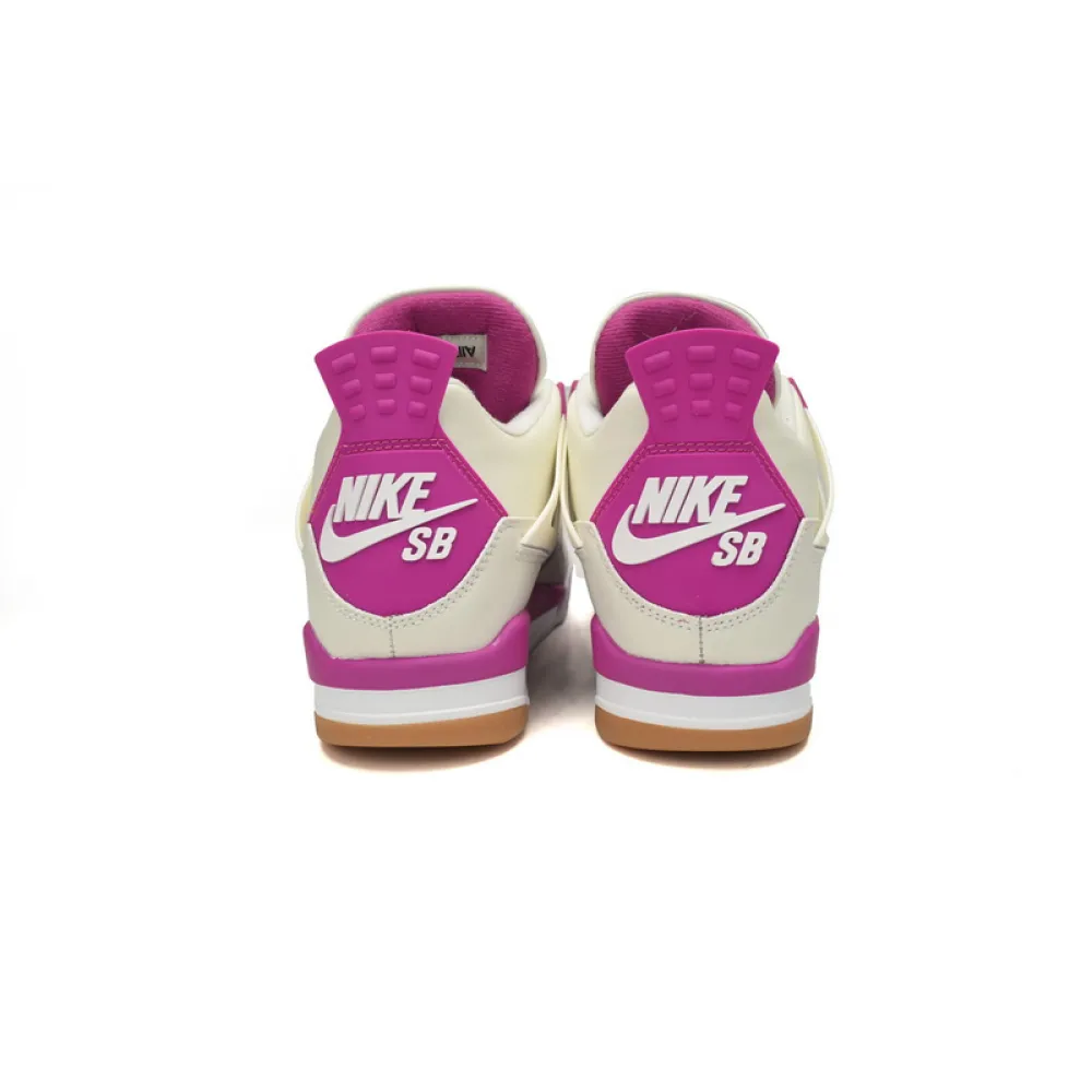 PB Bacth Nike SB x Air Jordan 4 White Purple Grey