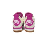 PB Bacth Nike SB x Air Jordan 4 White Purple Grey