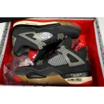 PB Bacth OFF White x Air Jordan 4 Bred