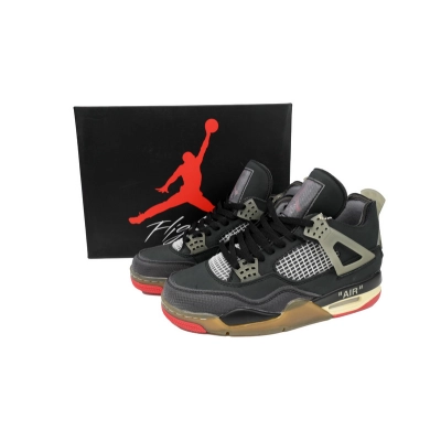 PB Bacth OFF White x Air Jordan 4 Bred 02