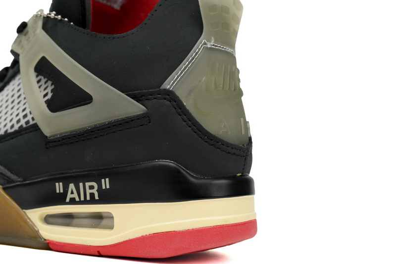 PB Bacth OFF White x Air Jordan 4 Bred