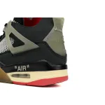 PB Bacth OFF White x Air Jordan 4 Bred