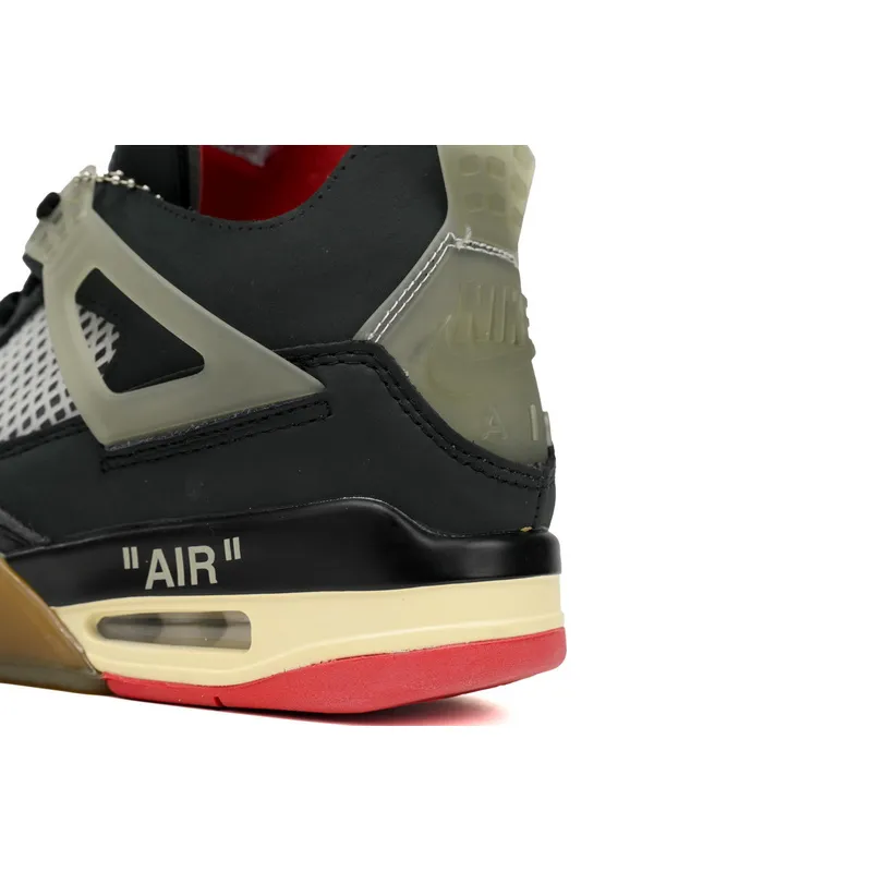 PB Bacth OFF White x Air Jordan 4 Bred