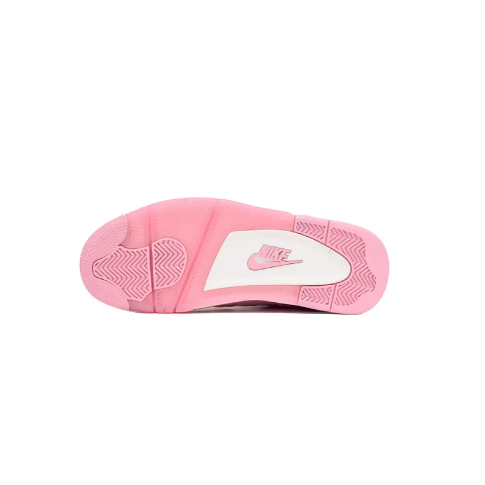 PB Bacth OFF White x Air Jordan 4 Pink Co Branding