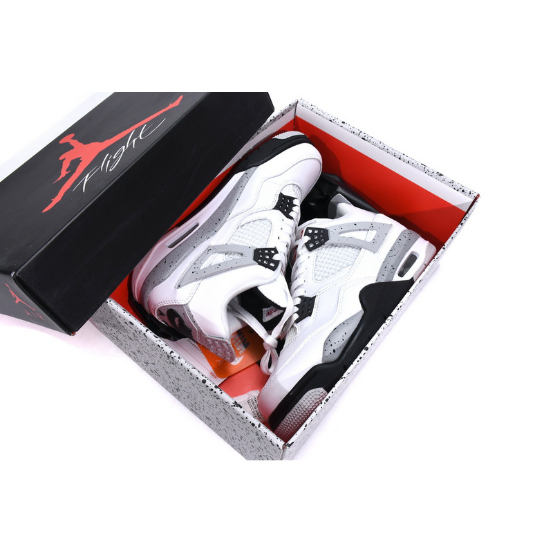PB Batch  Air Jordan 4 Retro White Cement