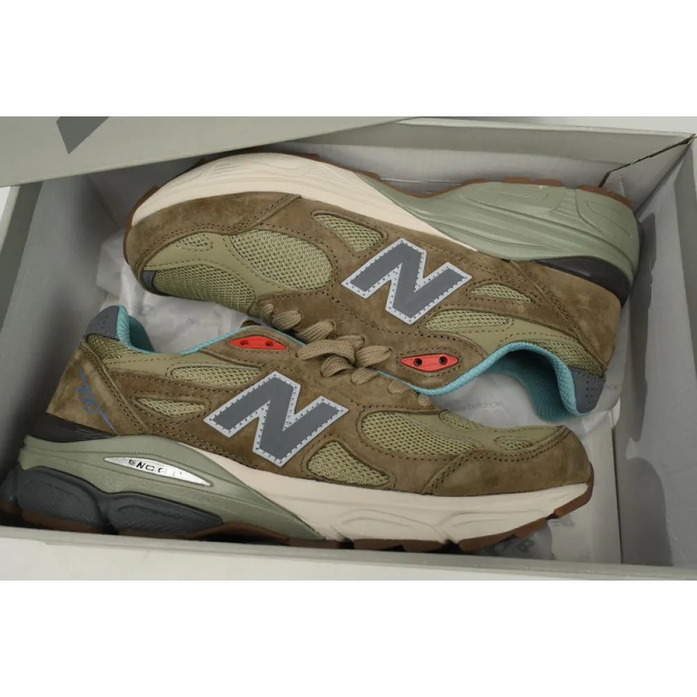 New Balance 990 Grey Coffee Color