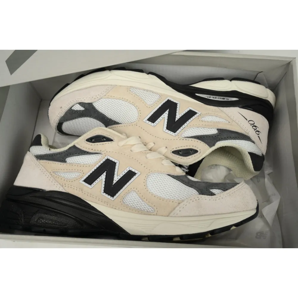 New Balance 990 Milk White Black