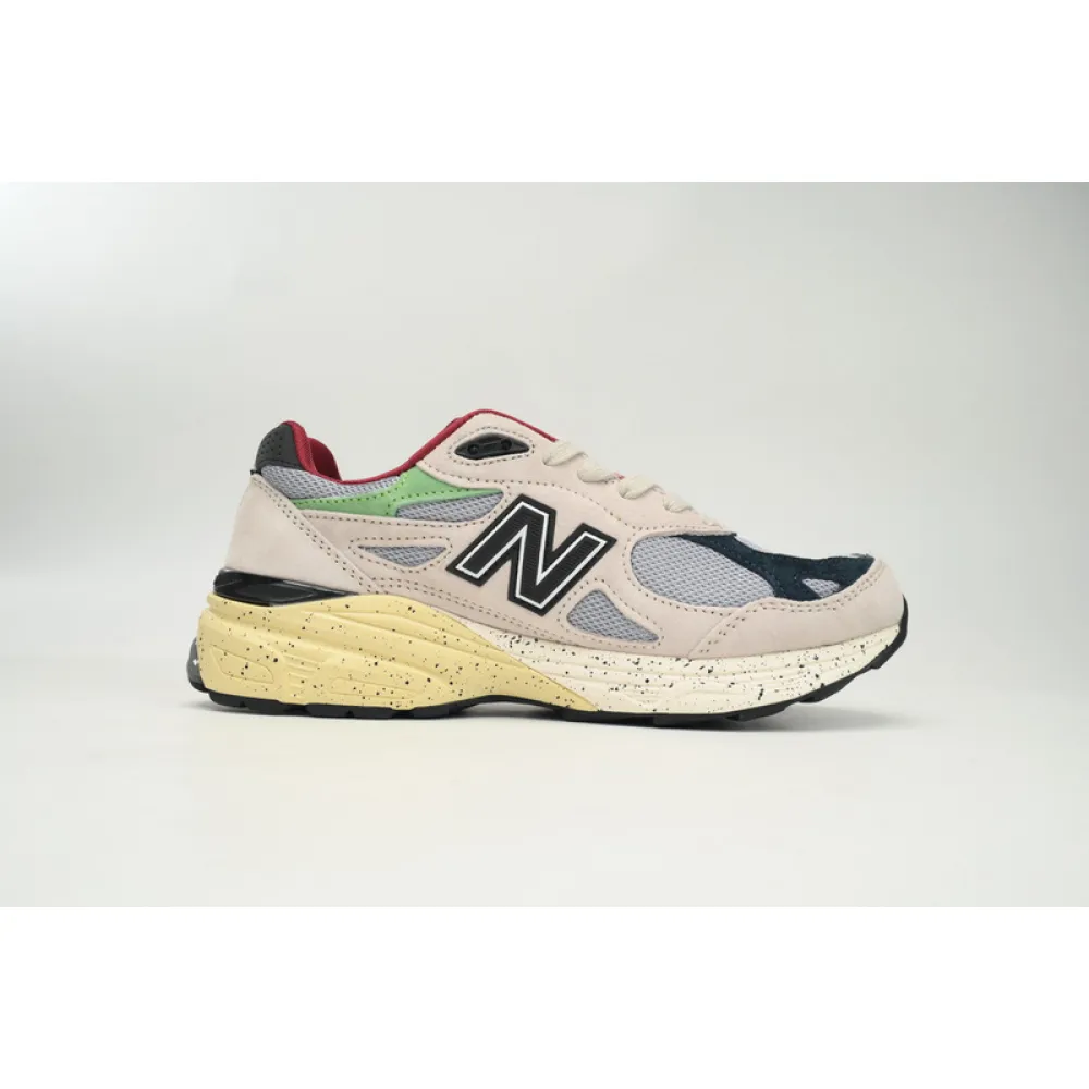 New Balance 990 Pink Green