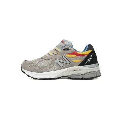New Balance 990 Red, Yellow, And Blue 01